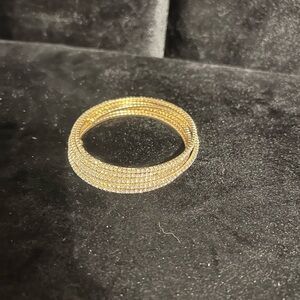 3/$15 Gold & Silver Wrap Jewel Bracelets